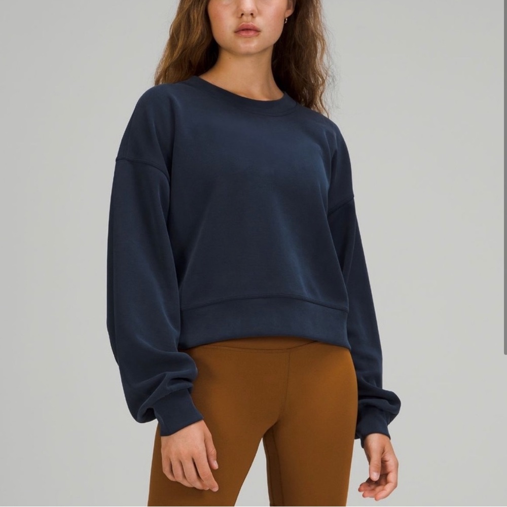 Perfectly Oversized Cropped Crew *Softstreme